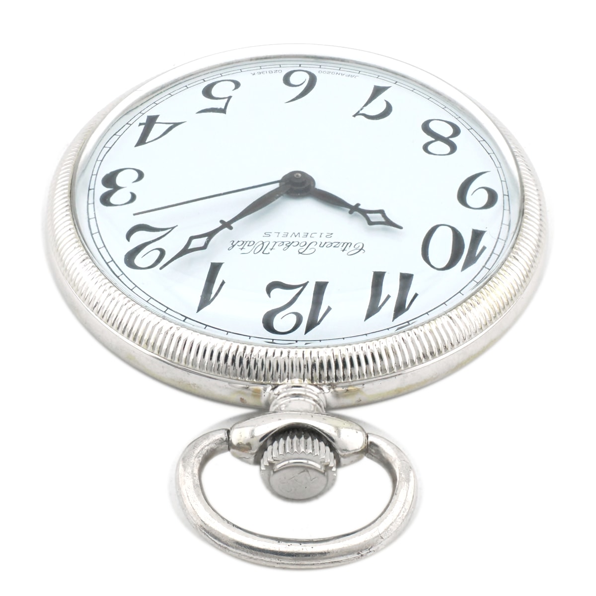 シチズン 懐中時計 コインエッジベゼル 4-022556-K WGP 21石 OH済 手巻