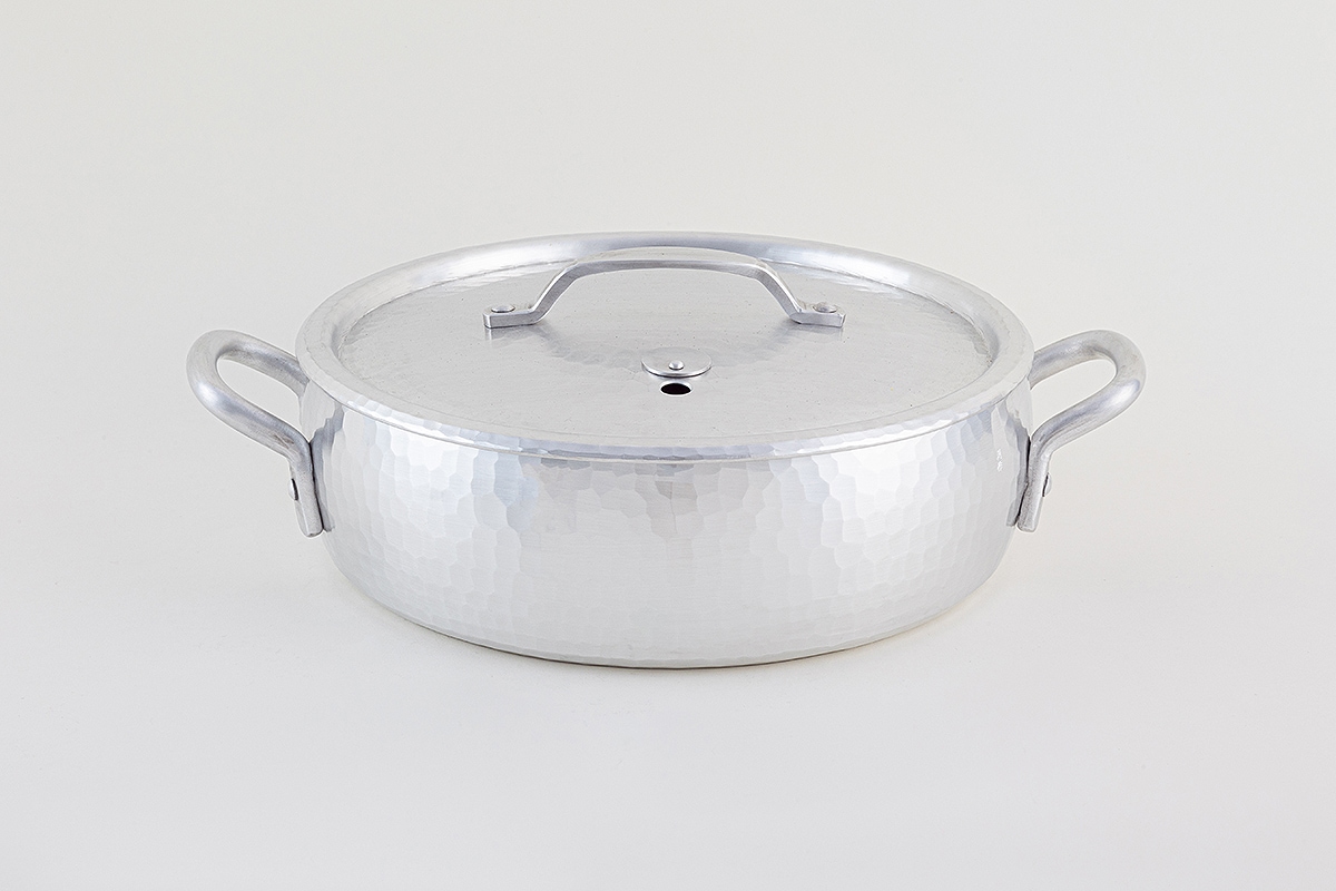 両手鍋（浅型）（アルミ） | 鍋 | 鍛金工房 WESTSIDE33