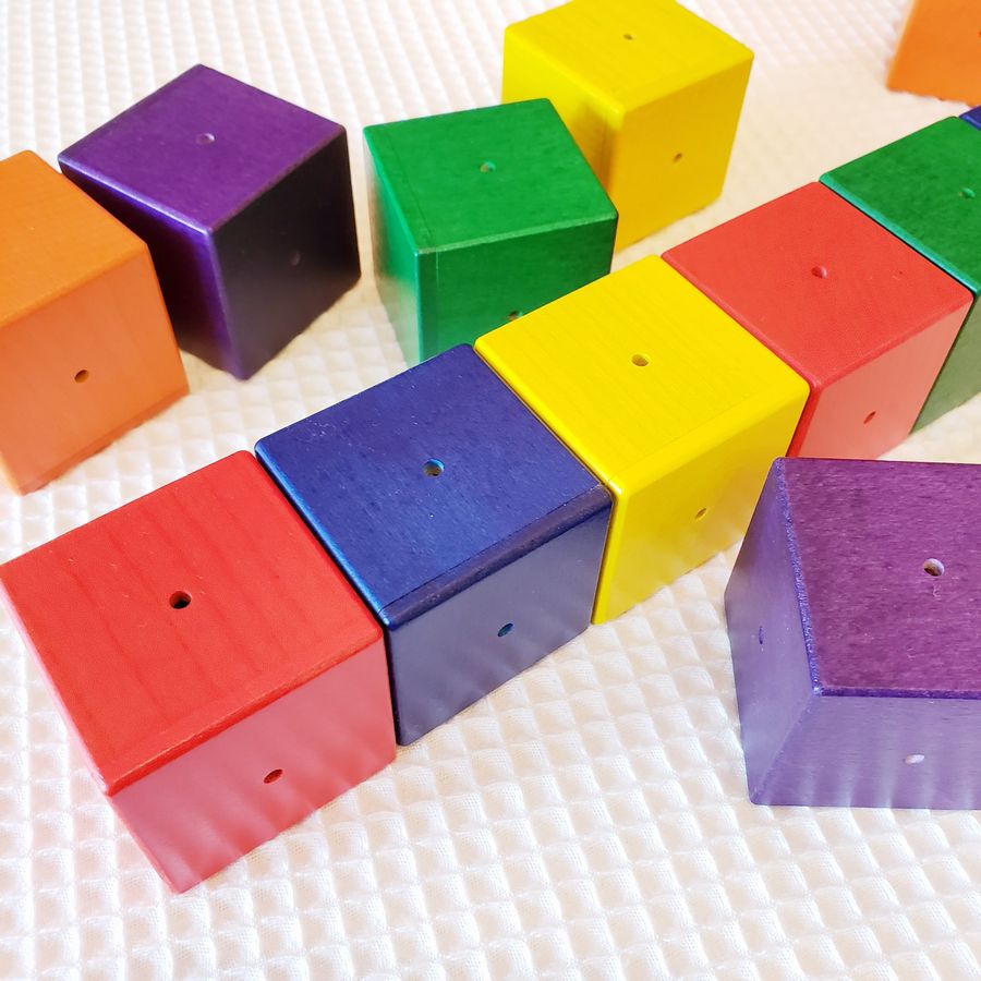 ジーナ ベビーキューブ 音のなる積み木 はじめてのつみき | 積み木