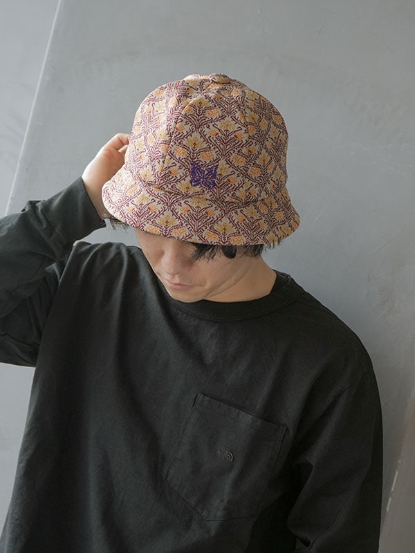 MR070]NEEDLES(ニードルズ)Bermuda Hat - Poly Jq.(バミューダハット