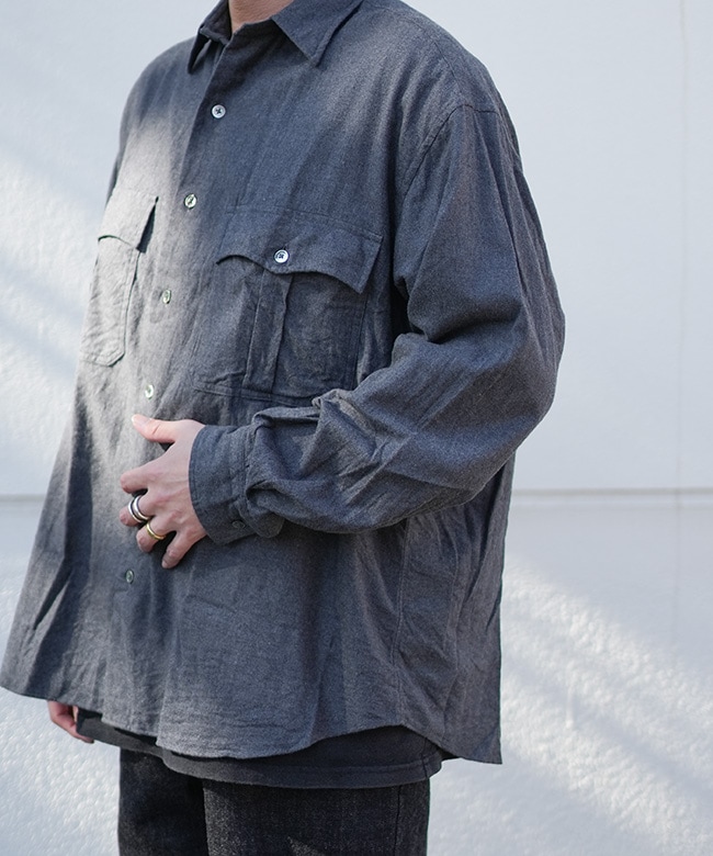 PC-016-2470]PORTER CLASSIC(ポータークラシック) ROLL UP FLANNEL