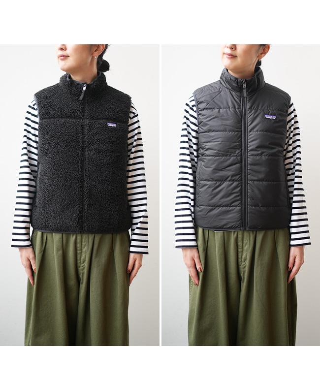 68110]Patagonia(パタゴニア)KS REVERSIBLE READY FREDDY VEST キッズ