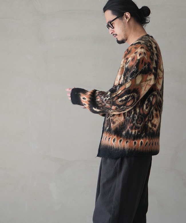 SALE 10%OFF】[RW356]NEEDLES(ニードルズ) Mohair Cardigan - Paisley