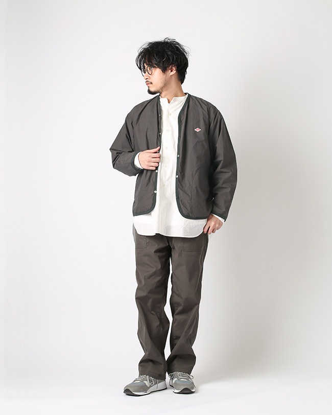 ◇[DT-A0144BRC]DANTON(ダントン) SHIRTS CARDIGAN シャツカーディガン