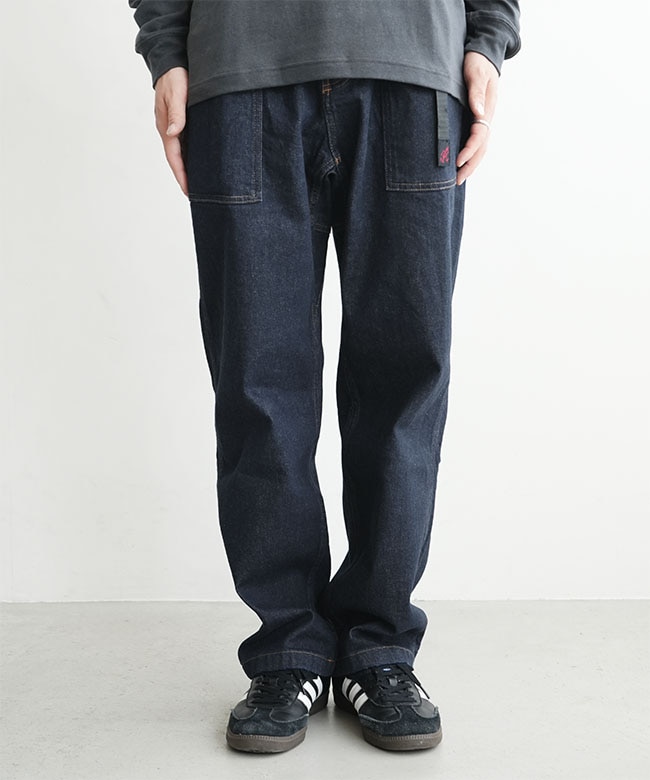 G5SU-P083]GRAMICCI(グラミチ) STRETCH DENIM LOOSE TAPERED RIDGE