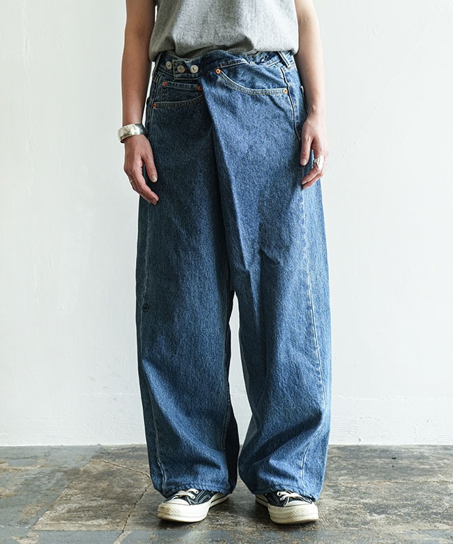 sr-209-008]sunny side up(サニーサイドアップ) リメイクラップデニム