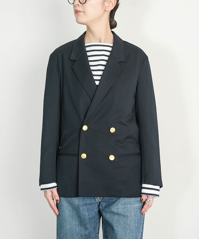 GY-A0678CWT]Gymphlex(ジムフレックス) ダブルブレストジャケット