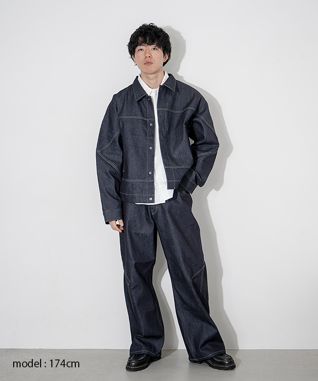 SALE 50%OFF】[XSSML-25AW-BL04]XS.S.M.L(サイズ) DENIM JACKET デニム