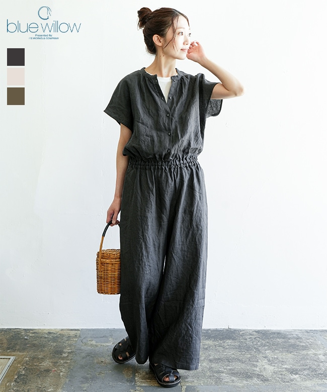 SALE 20%OFF】[01EUP14263]blue willow(ブルーウィロー) リネン