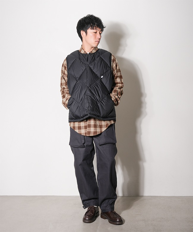 SF-242181]SASSAFRAS(ササフラス) Digs Crew Pants 4/5 / Cotton Duck