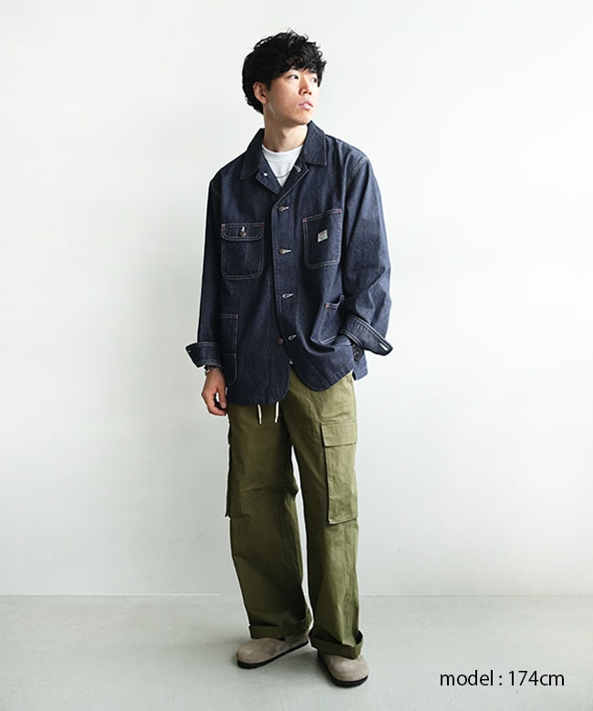 BIG-217-O]BIG MAC(ビッグマック) DENIM COVERALL デニムカバーオール