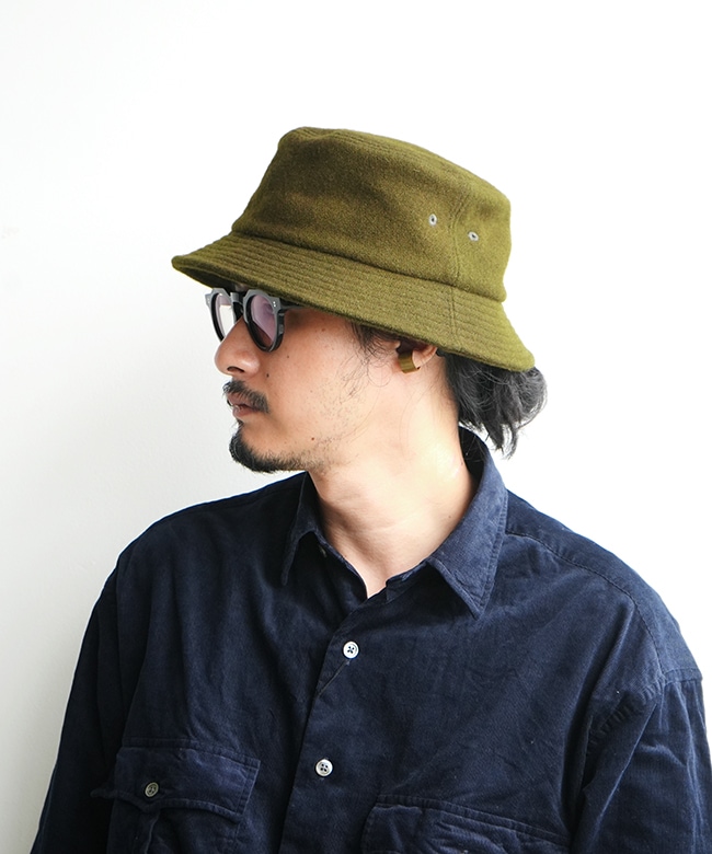 RW070]NEEDLES(ニードルス) Bucket Hat - Wool Uneven Dye バケット
