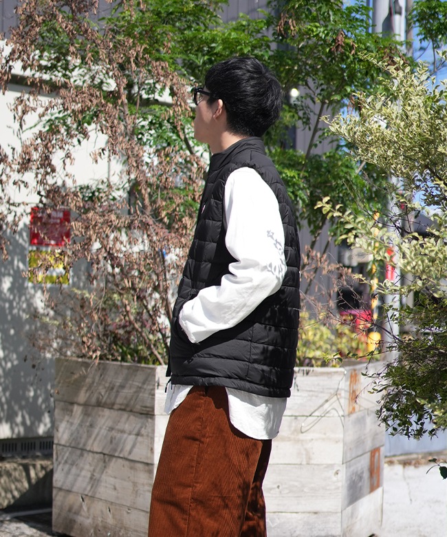 ◇[DT-A0565NRP]DANTON(ダントン)MIDDLE DOWN ZIP VEST ミドルダウン