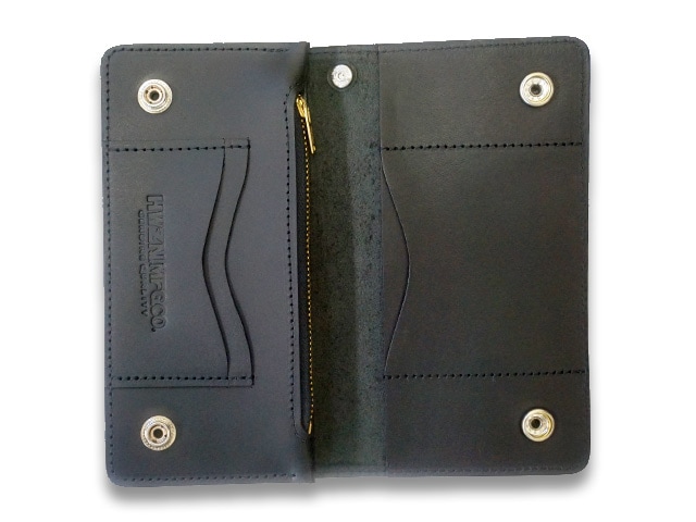 HWZN BROSS/ハウゼンブロス】「Leather Long Wallet”Silver925 Button