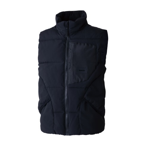 TSデザイン 55328 ファイバーダウンベスト 秋冬 軽量 ストレッチ 防風