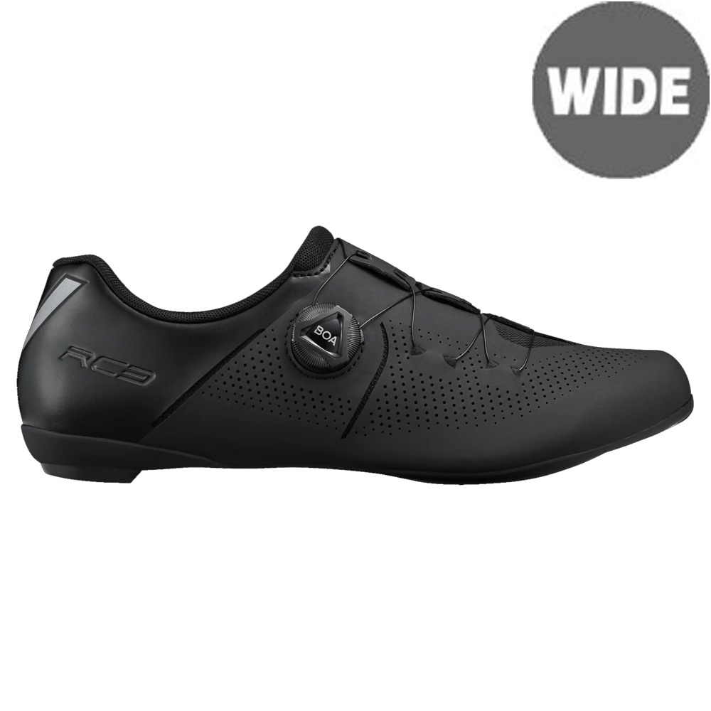 シマノ SH-RC302 ブラック ワイドタイプ SPD-SL シューズ | すべての