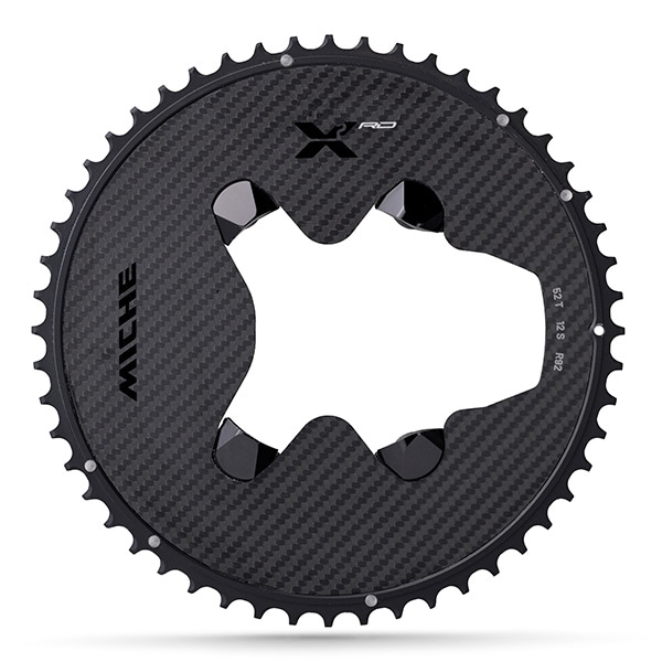 ミケ X2-RD R92 アウターチェーンリング ブラック FC-R9200対応 シマノ