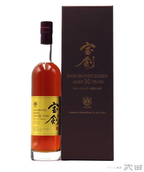 マルスブランデー 宝剣1987 30年 500ml [箱入] | 本坊酒造 | ワインと