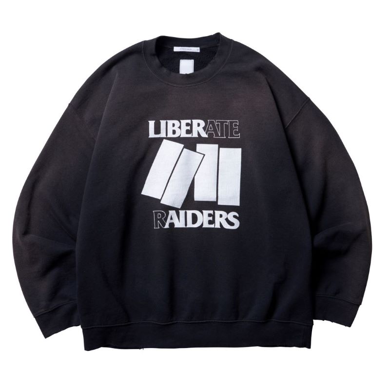 Liberaiders 25SS 1/31 COMPOSITION CREWNECK 713022501-BLK ブラック