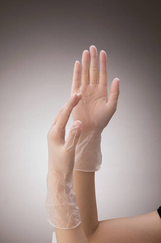 エクセレントプラスチック手袋PVC-100 パウダーフリー｜ヤガミホーム