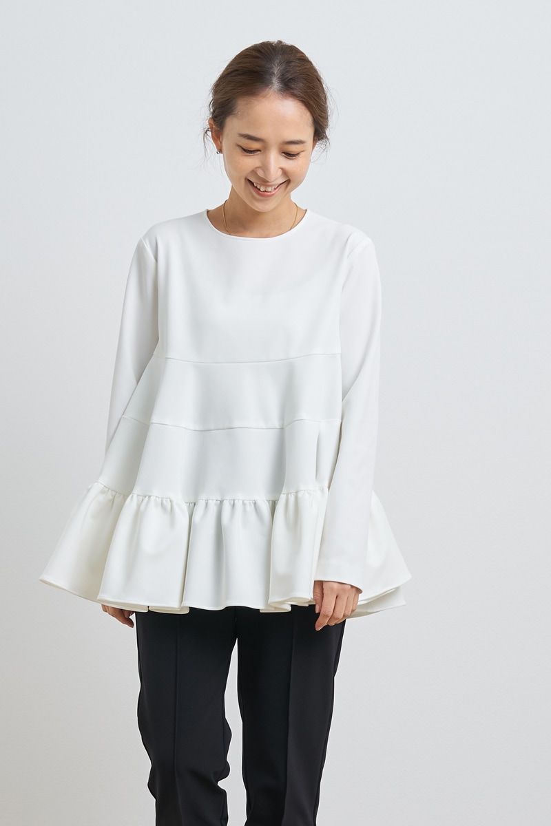 最終値下げ】yori フクレティアードブラウス ピンク 36