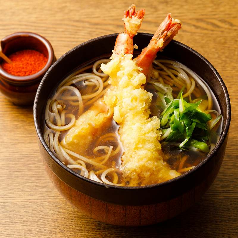 海老天そば4食（瞬そば） | すべての商品 | 京都 そば料理よしむら お