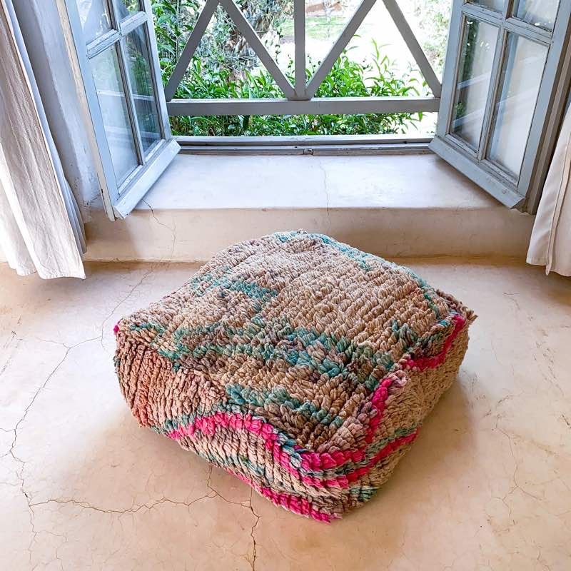 ブジャドプフ-No.26 ≪Vintage≫ | Moroccan Pouf－モロッコプフ