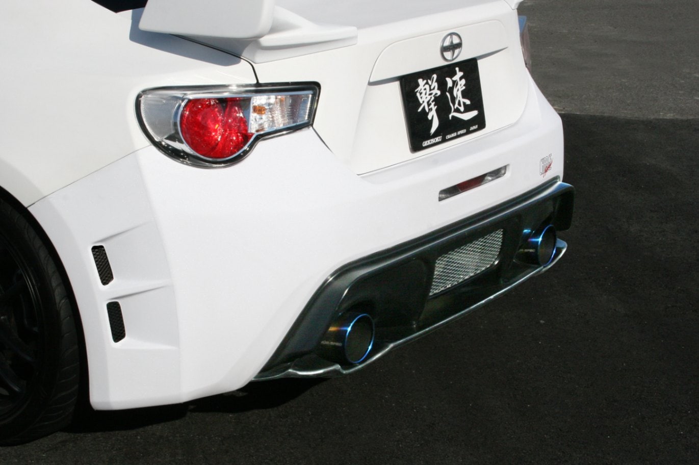 チャージスピード 86 ZN6 前期/中期 リアバンパー TYPE-1 FRP | TOYOTA