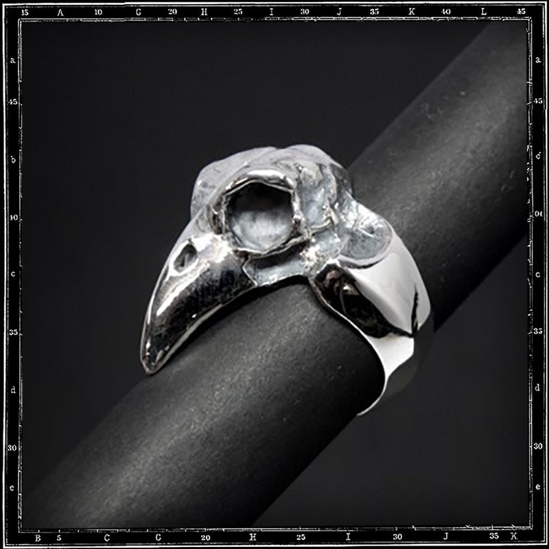 PLAIN BIRD SKULL RING | クレイジーピッグ公式オンラインストア