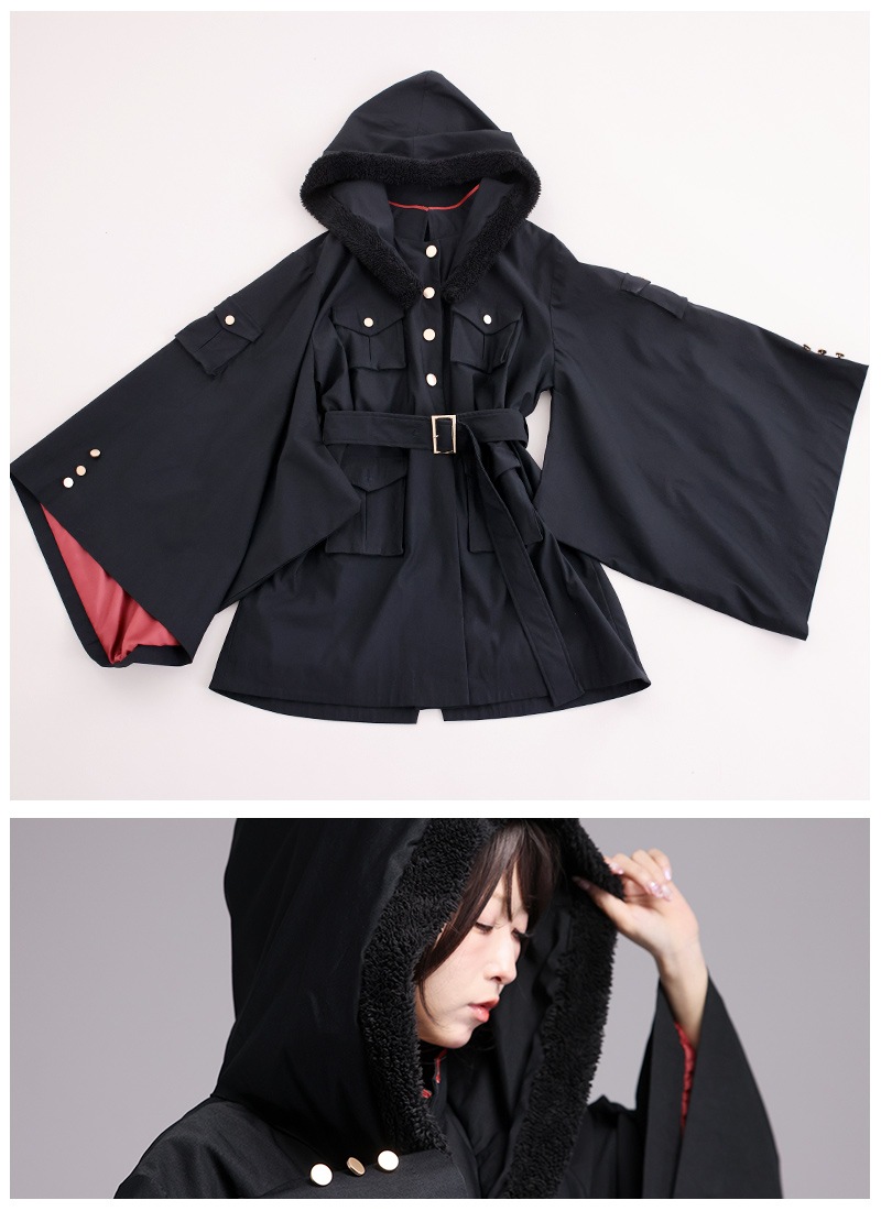 軍服風和袖モッズコート ｜ Favorite