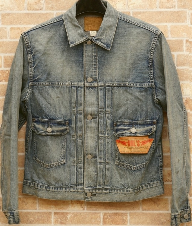ダブルアールエル) RRL 日本製デニム地 セルビッジ デニムジャケット