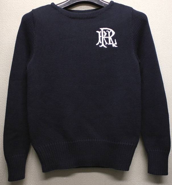 RUGBY / ラルフローレン ラグビー ロゴ刺繍 クルーネック コットン