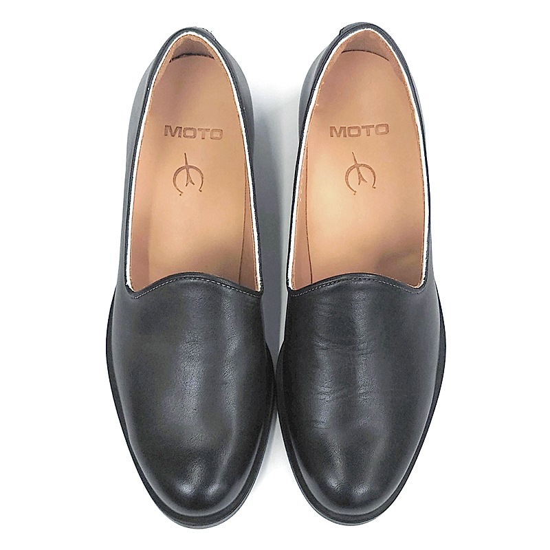モト MOTO レディース レザースリッポン LADIES LEATHER SLIP-ON