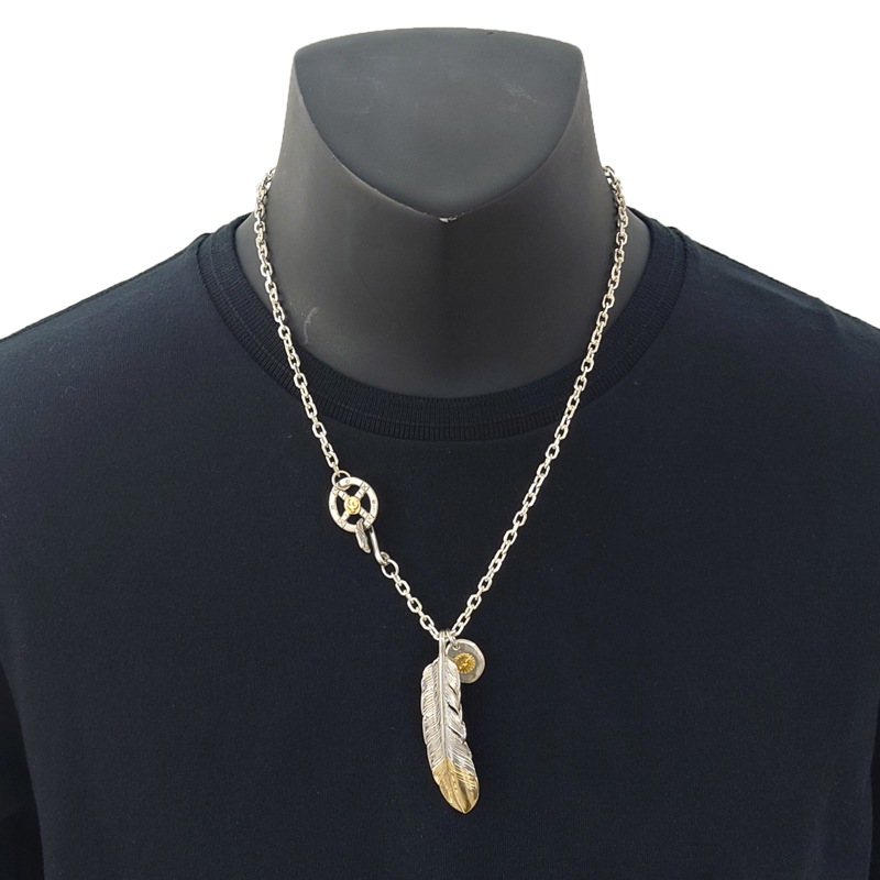 モーター MOTOR FEATHER PENDANT フェザーペンダント ネックレス 0804F