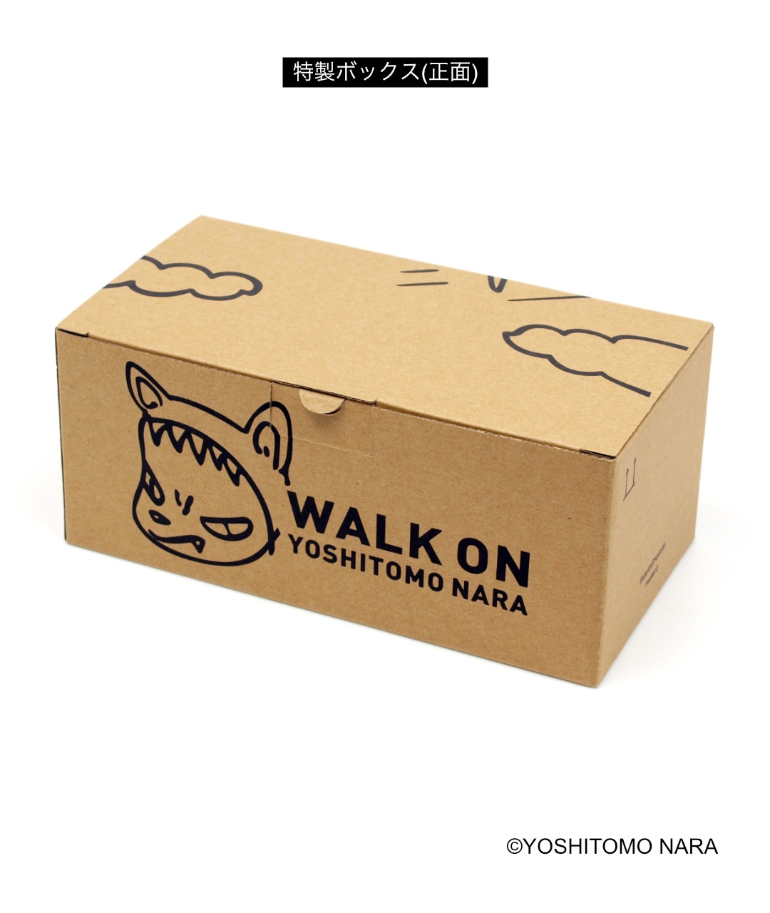 奈良美智 パタパタクロック [WALK ON(ホワイト)]｜ラムフロム - アート