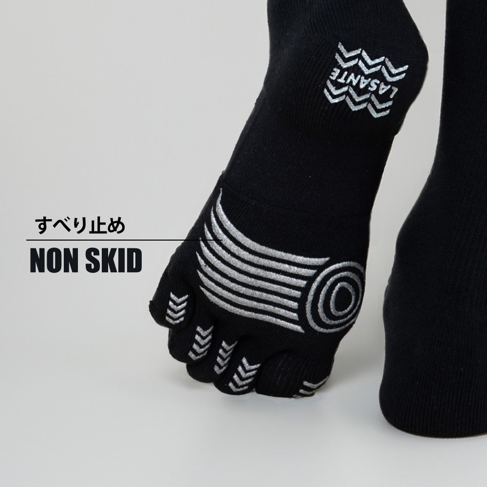 3次元スポーツ着圧5本指ソックスS(22-24cm) M(24-26cm) L(26-28cm