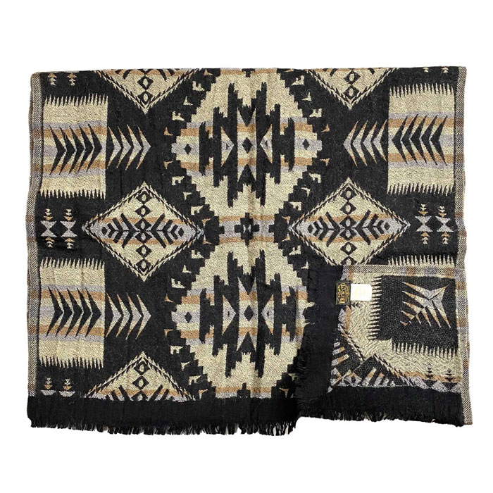 ラルフローレン ダブルアールエル RRL ネイティブ柄 ウール ストール