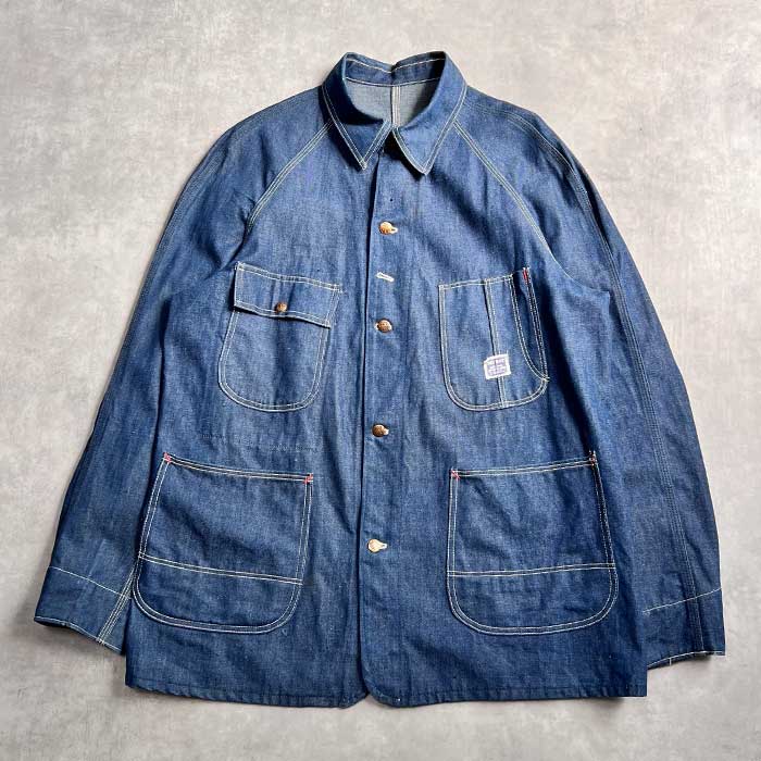 VINTAGE 40's PAYDAY DENIM CHORE JACKET UNION MADE ヴィンテージ 40