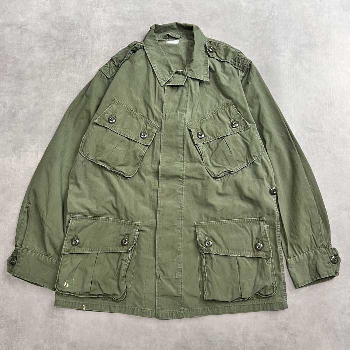 60's US ARMY 1st Jungle Fatigue Military Jacket SMALL-SHORT 60年代