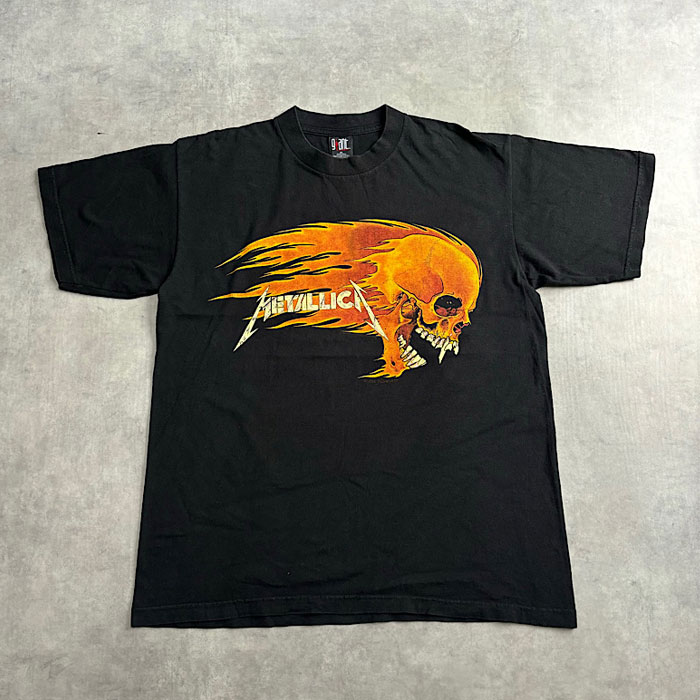 希少 90s USA製 フェード ボロ メタリカTシャツ ボロ 90s Metallica