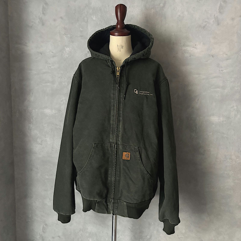 00'S CARHARTT ACTIVE JACKET M/GREEN 00年代 カーハート アクティブ