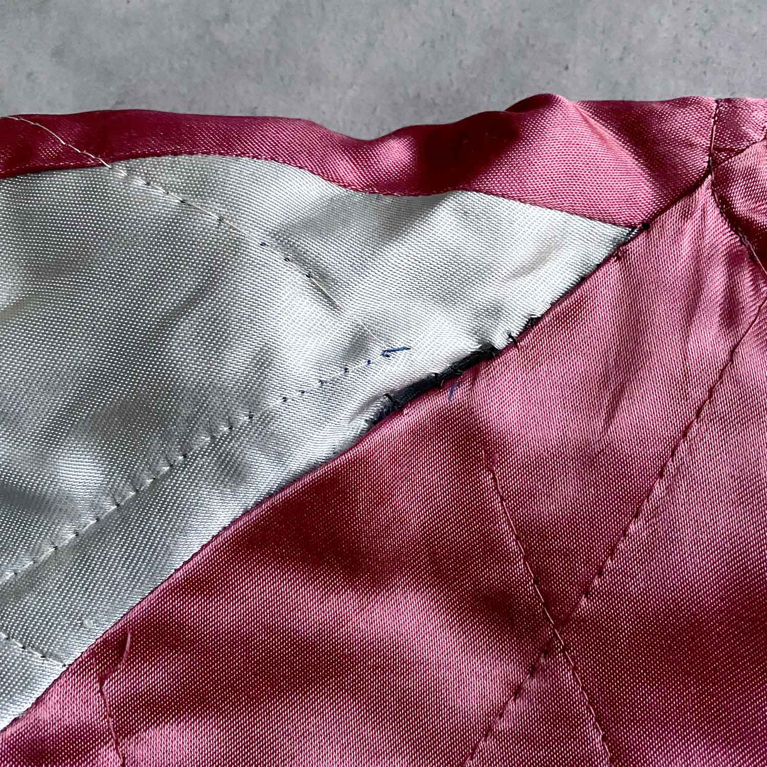 Vintage 50's Japanese Souvenir Reversible Eagle&Tiger Satin