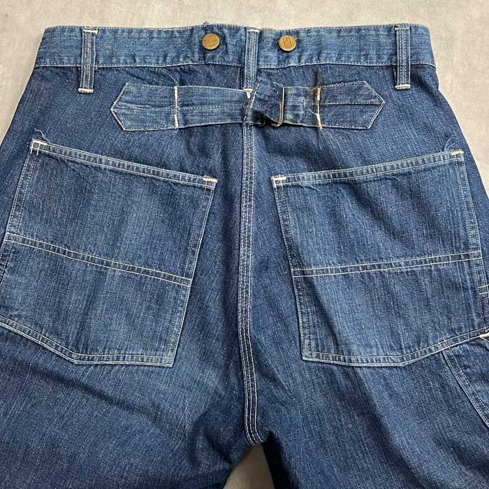 30-40'S HERCULES Buckle Back Denim Painter Pants W31/L30(実寸) 30