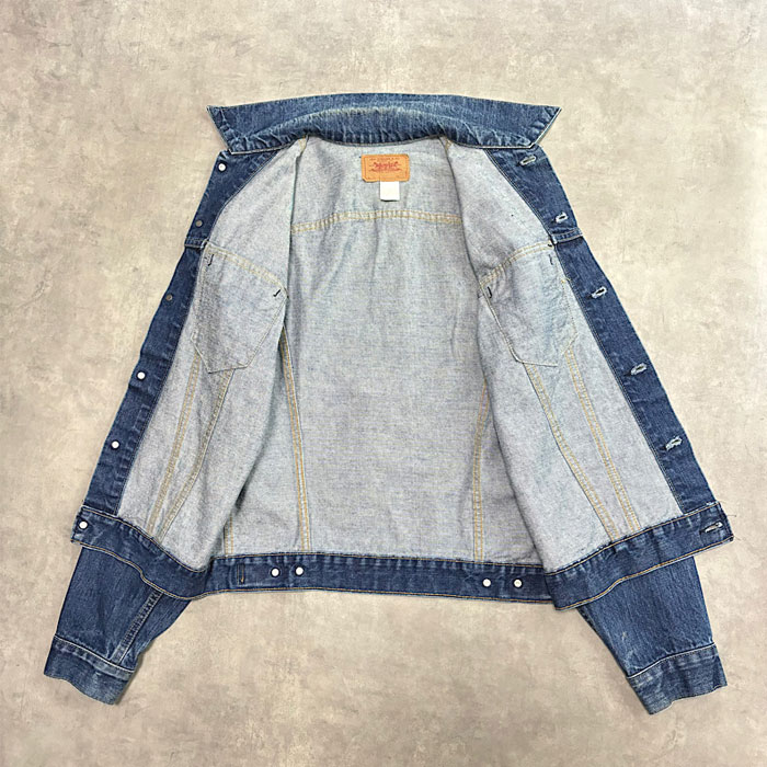 70's LEVI'S 70505-0217 Denim Trucker Jacket SIZE/42 Made in USA 70