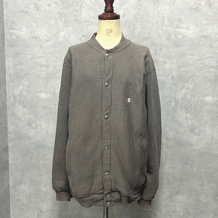 90's Champion Reverse Weave Snap Botton Made in USA L/GRAY 90年代