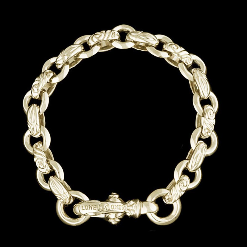 オスプレイ ブレスレット 18金 ホワイト ゴールド | ゴールド