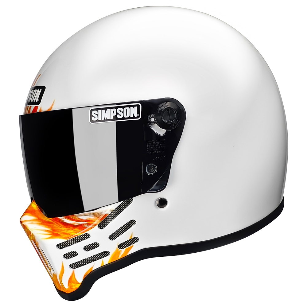SIMPSON M30 フレアホワイト | SIMPSONヘルメット公認オンラインストア