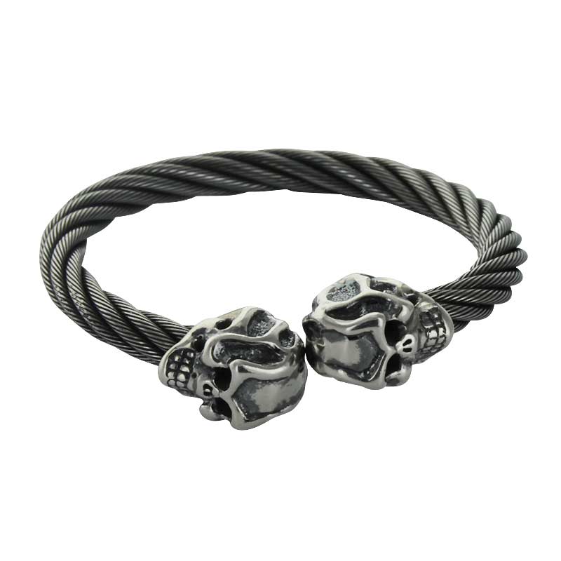LIL'G SKULL CABLE BANGLE | ブレスレット | トラヴィスワーカー