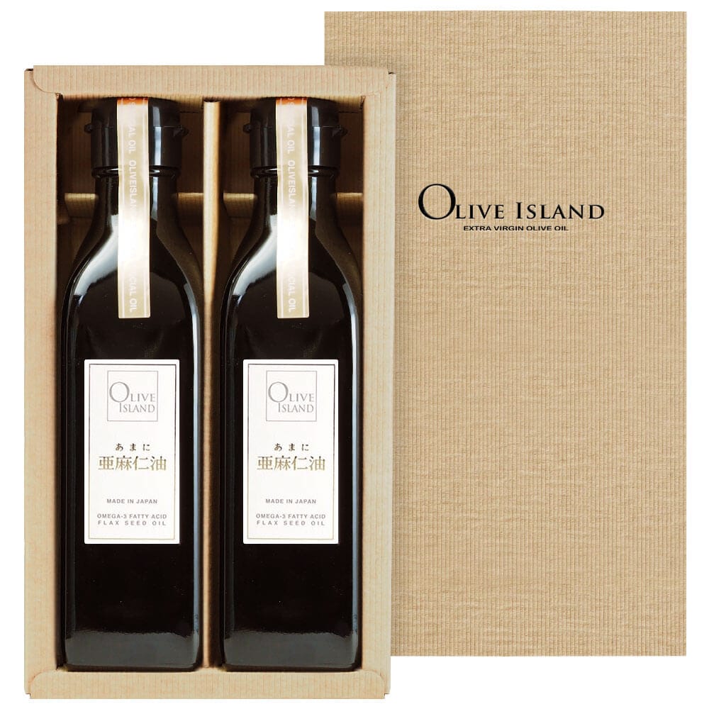 BOX入り調味料ギフトセット 亜麻仁油 200ml×2【計2本入り】 あまに油