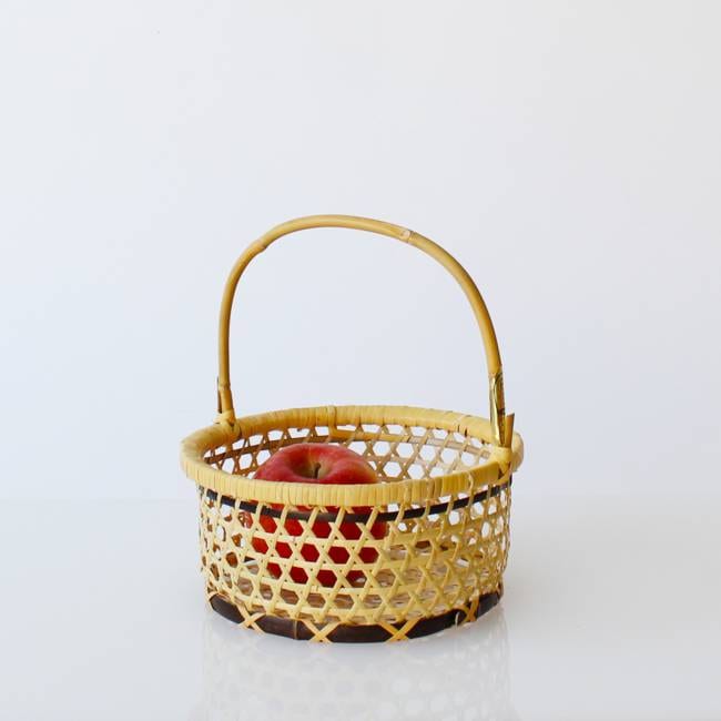 竹籠 竹かご 小鳥籠(ことりかご） 小林ミドリ 竹細工 新潟産 | 工芸品